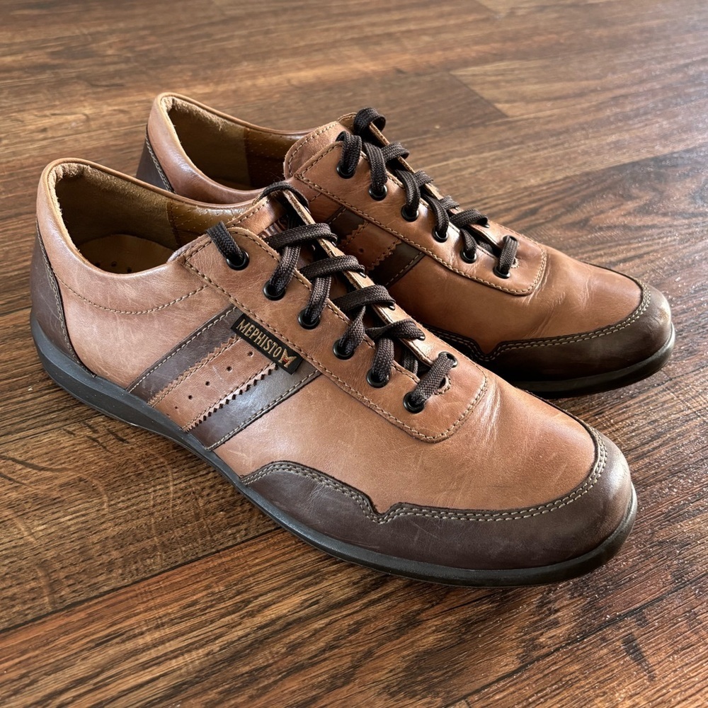 Mephisto Leather Bonito Man’s Lace Up Shoes
Air Jet Brown 11.5 - Picture 13 of 14
